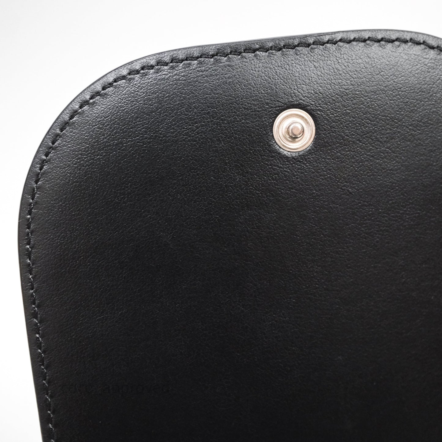 Celine Phone Pouch Black Triomphe Canvas