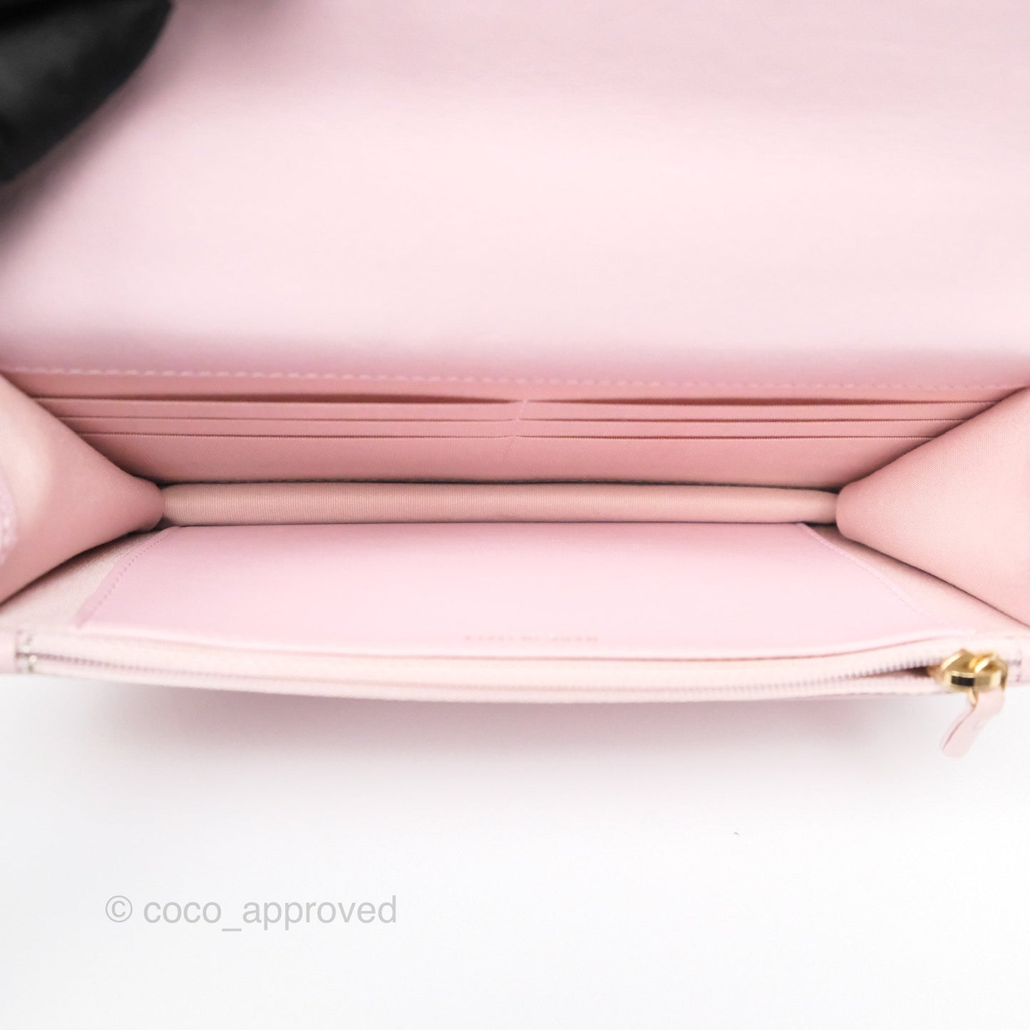 Chanel 19 Wallet on Chain WOC Light Pink Lambskin Mixed Hardware