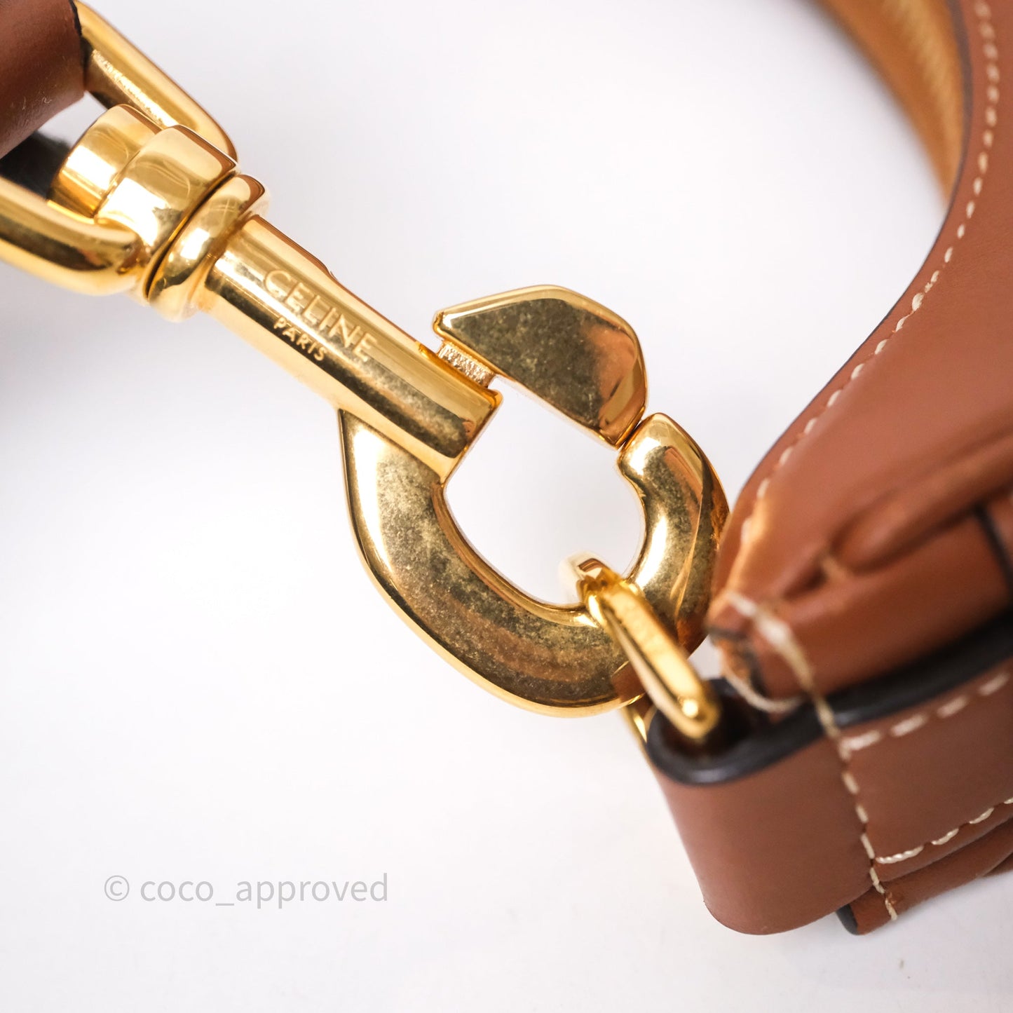 Celine Ava Bag In Smooth Calfskin Tan