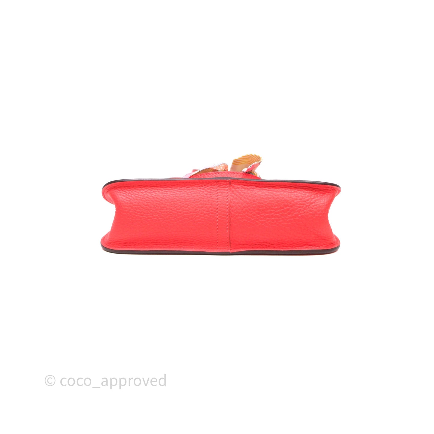 Hermès Halzan 25 Taurillon Cleme Rose Texas 0E Clemence Palladium Hardware