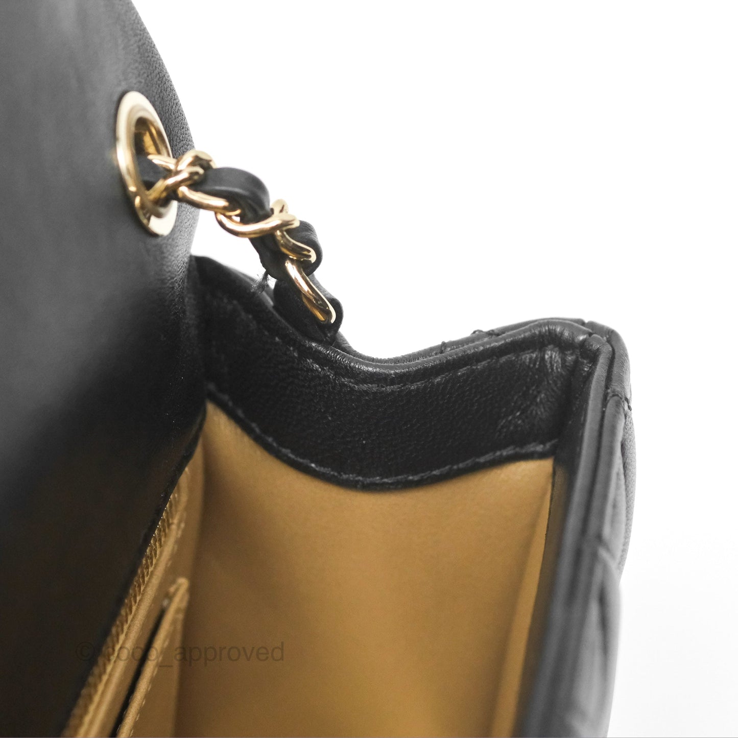 Chanel Ball Crush Mini Rectangular Black Lambskin Gold Hardware 23C
