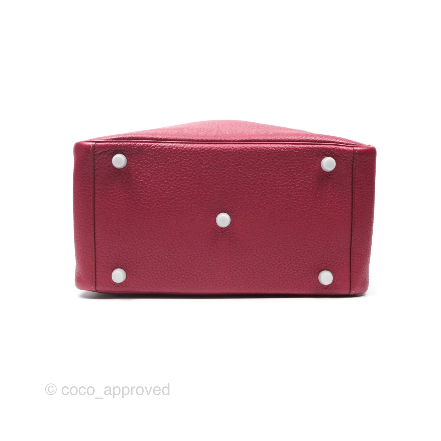 Hermès Lindy 30 Rubis Clemence Palladium Hardware