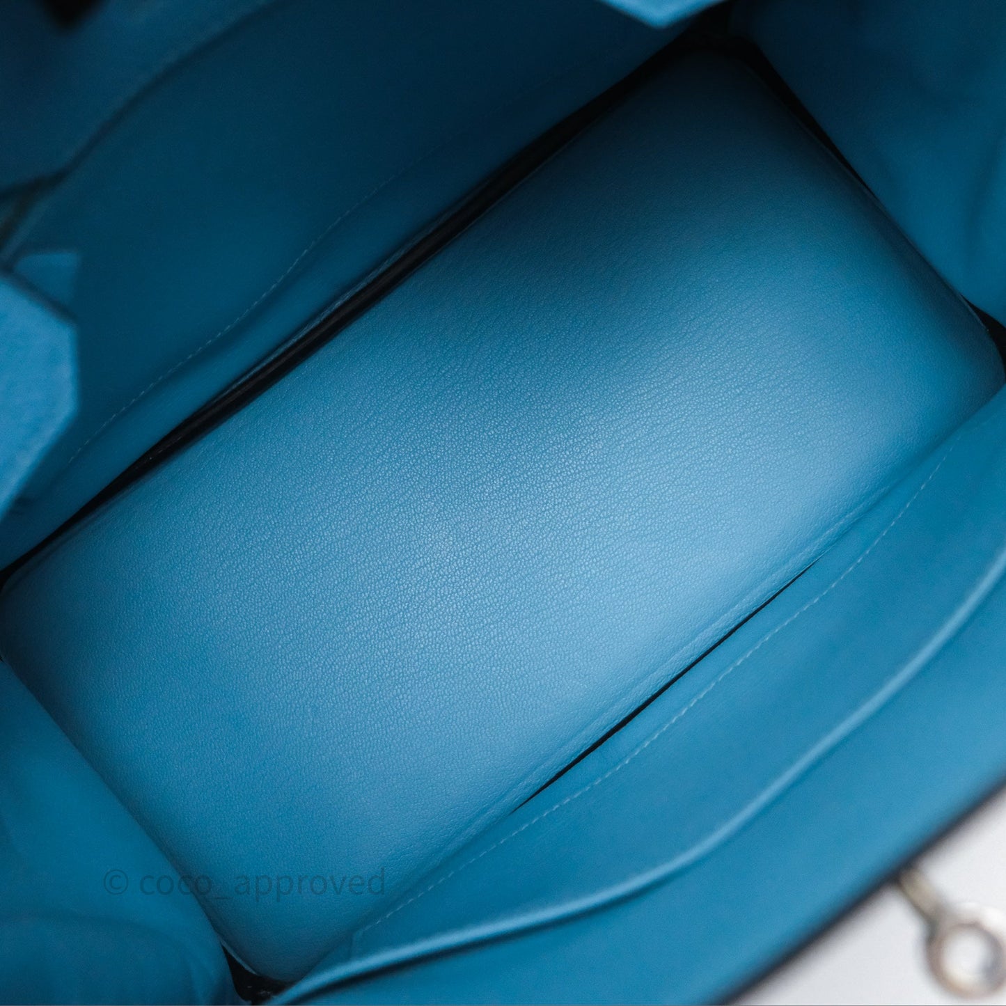 Hermès Birkin 30 Bleu De Nord Togo Palladium Hardware