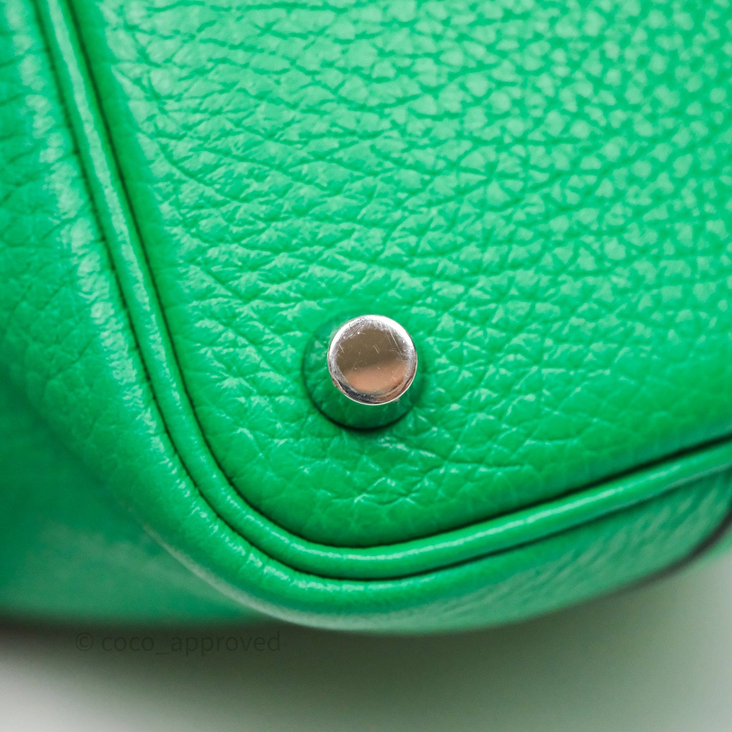 Hermès Picotin 18 Vert Jade 16 Clemence Palladium Hardware