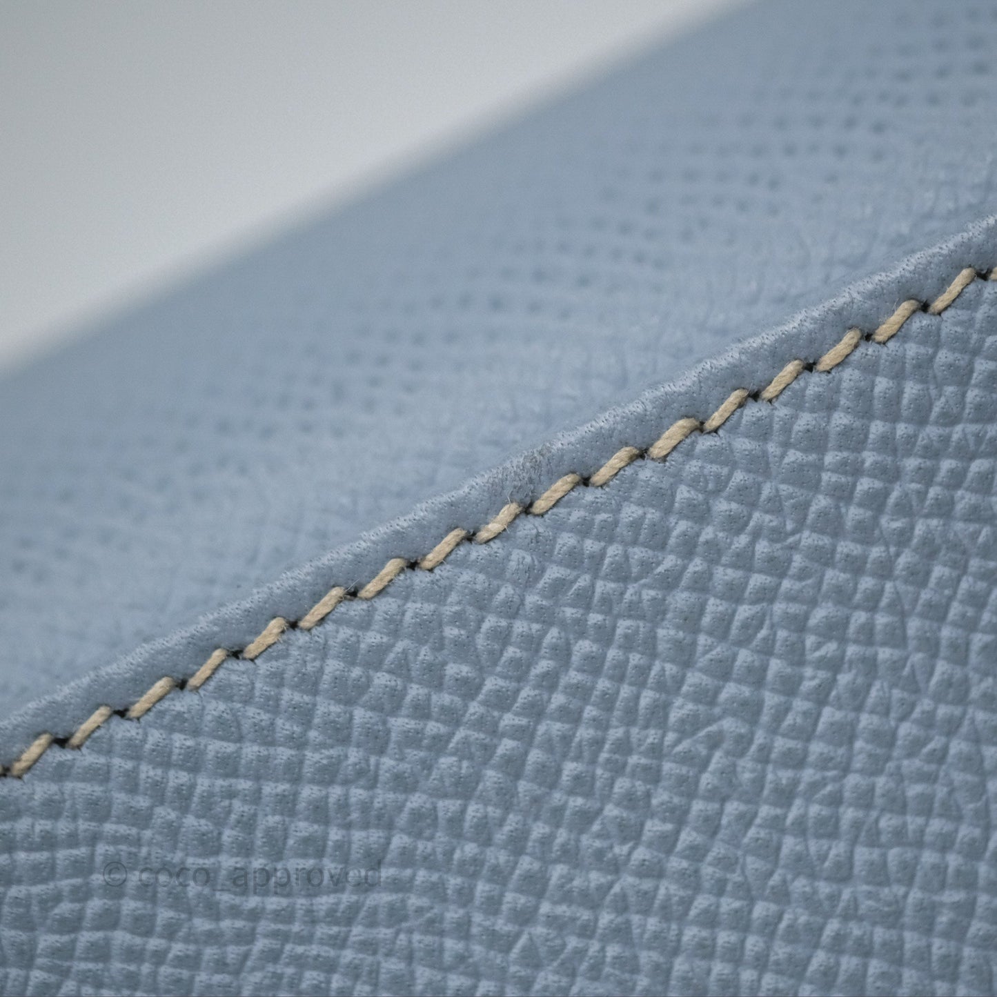 Hermès Kelly II 28 Sellier Bleu Lin J7 Epsom Gold Hardware