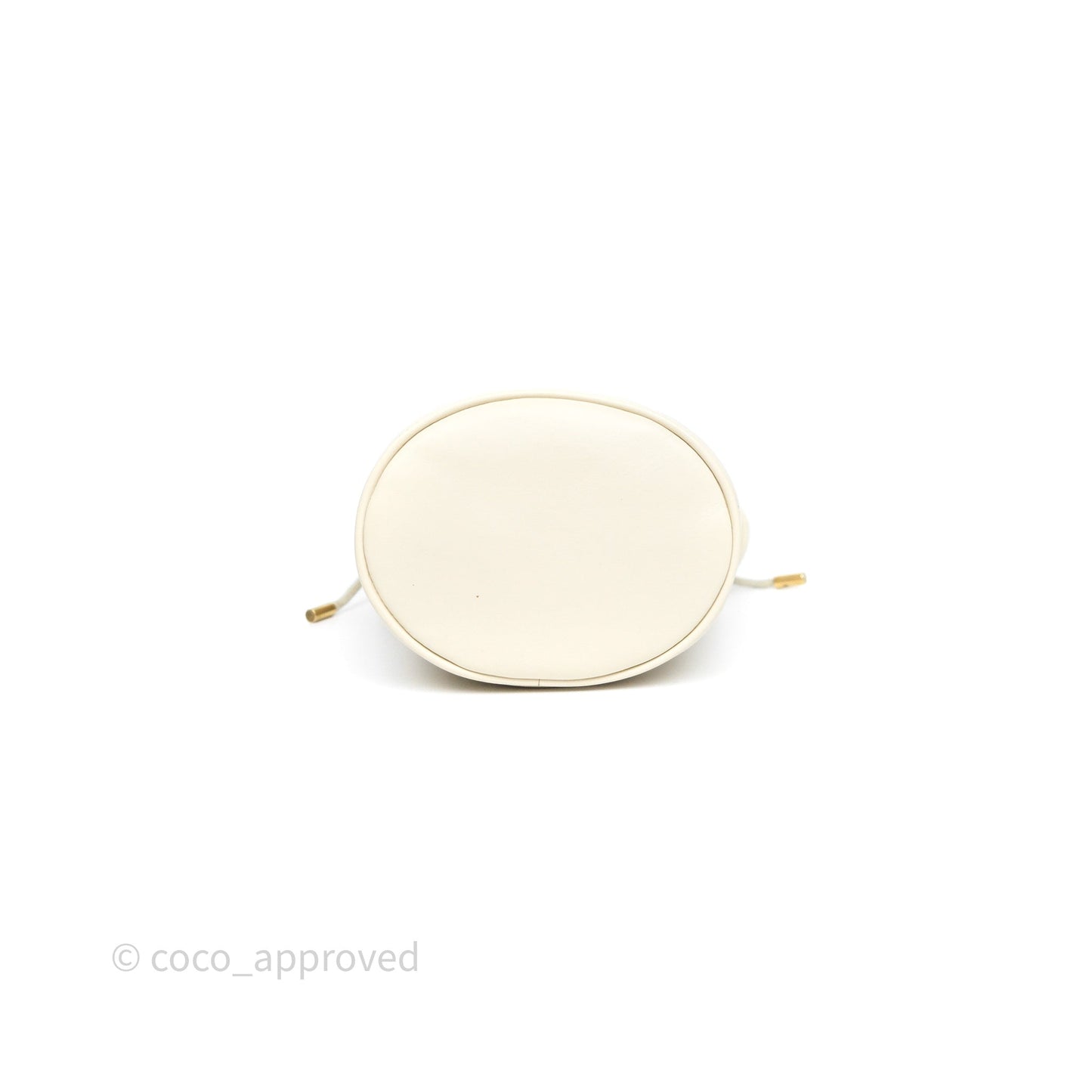 Gucci GG Marmont Mini Bucket Bag Ivory Leather