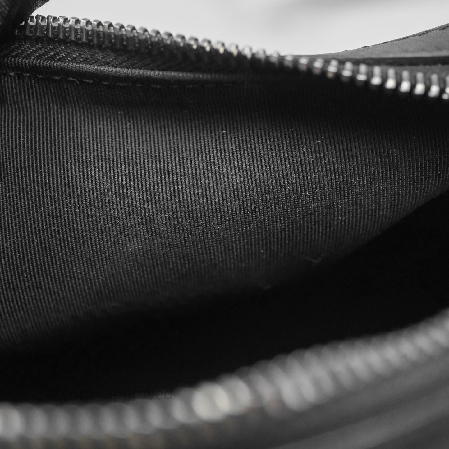 Chanel Logo Bowling Bag Black Calfskin Mixed Hardware