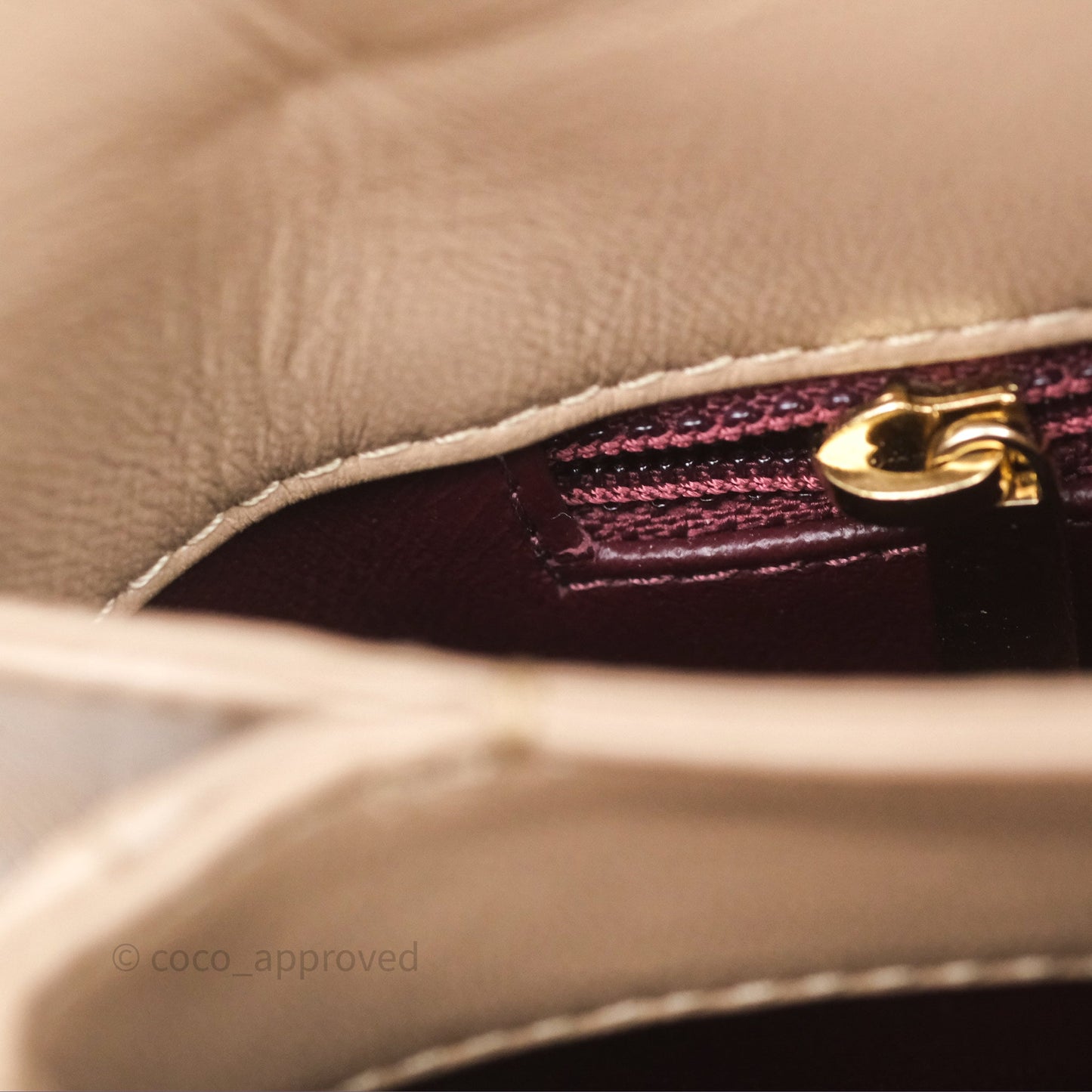 Chanel Small Trendy CC Beige Lambskin Gold Hardware
