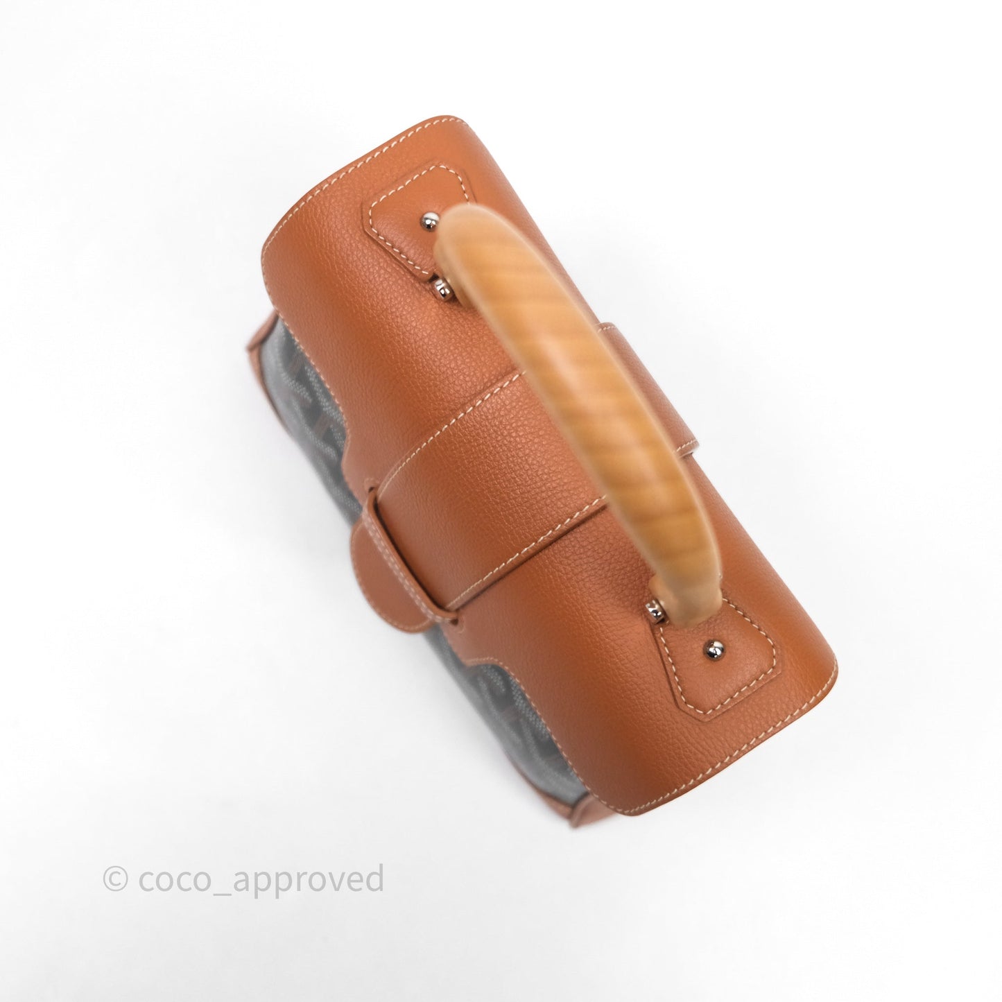 Goyard Saïgon Mini Bag Tan Goyardine Canvas/Chevroches Calfskin