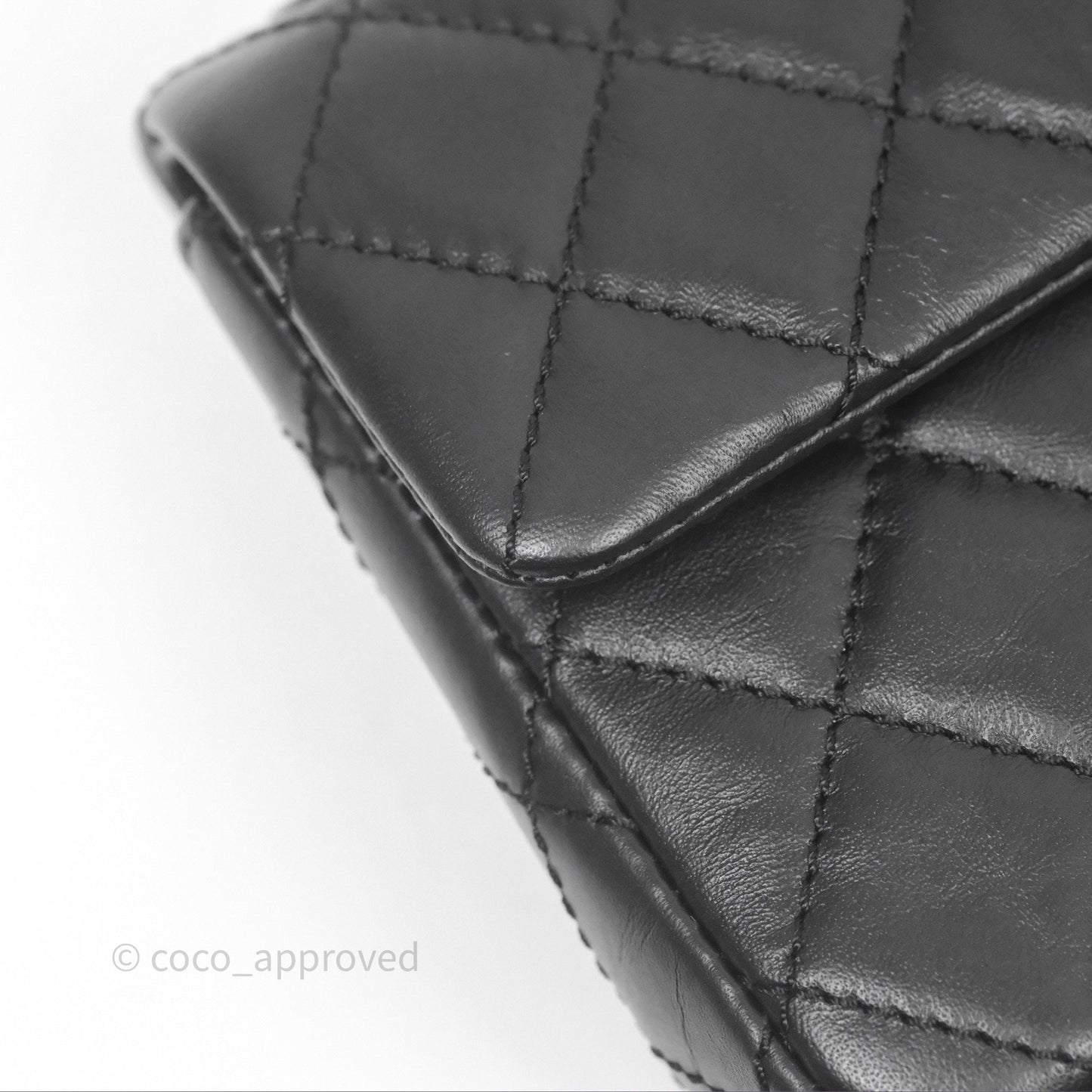 Chanel Quilted Mini Reissue 224 So Black Calfskin