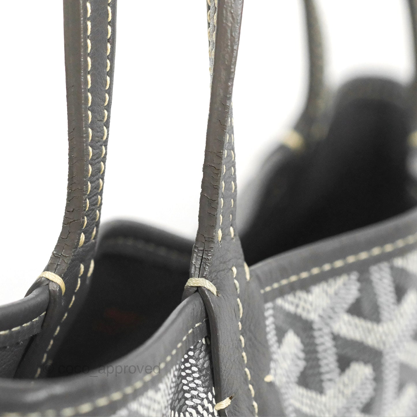 Goyard Anjou Mini Bag Goyardine Canvas Grey