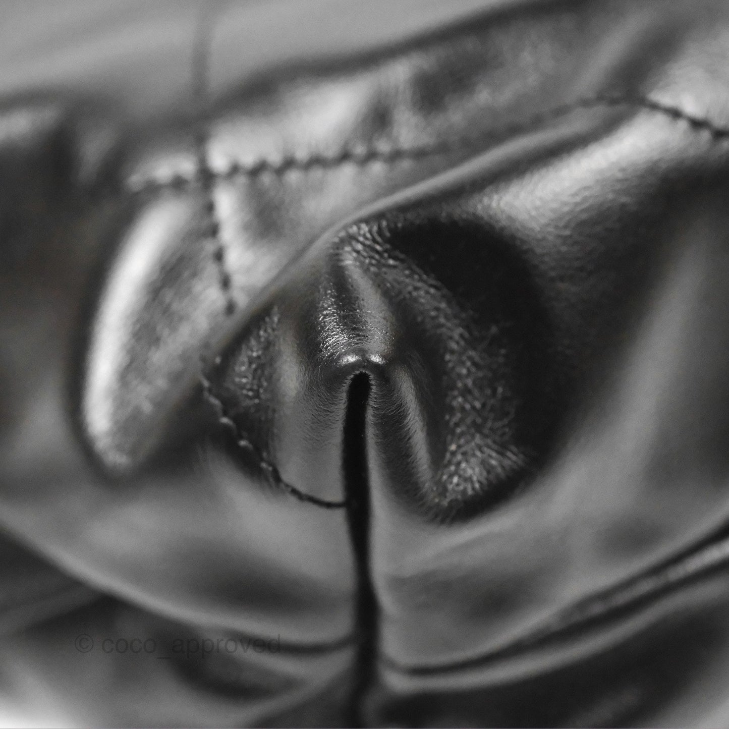 Chanel 22 Medium Shiny Calfskin Quilted Backpack Black