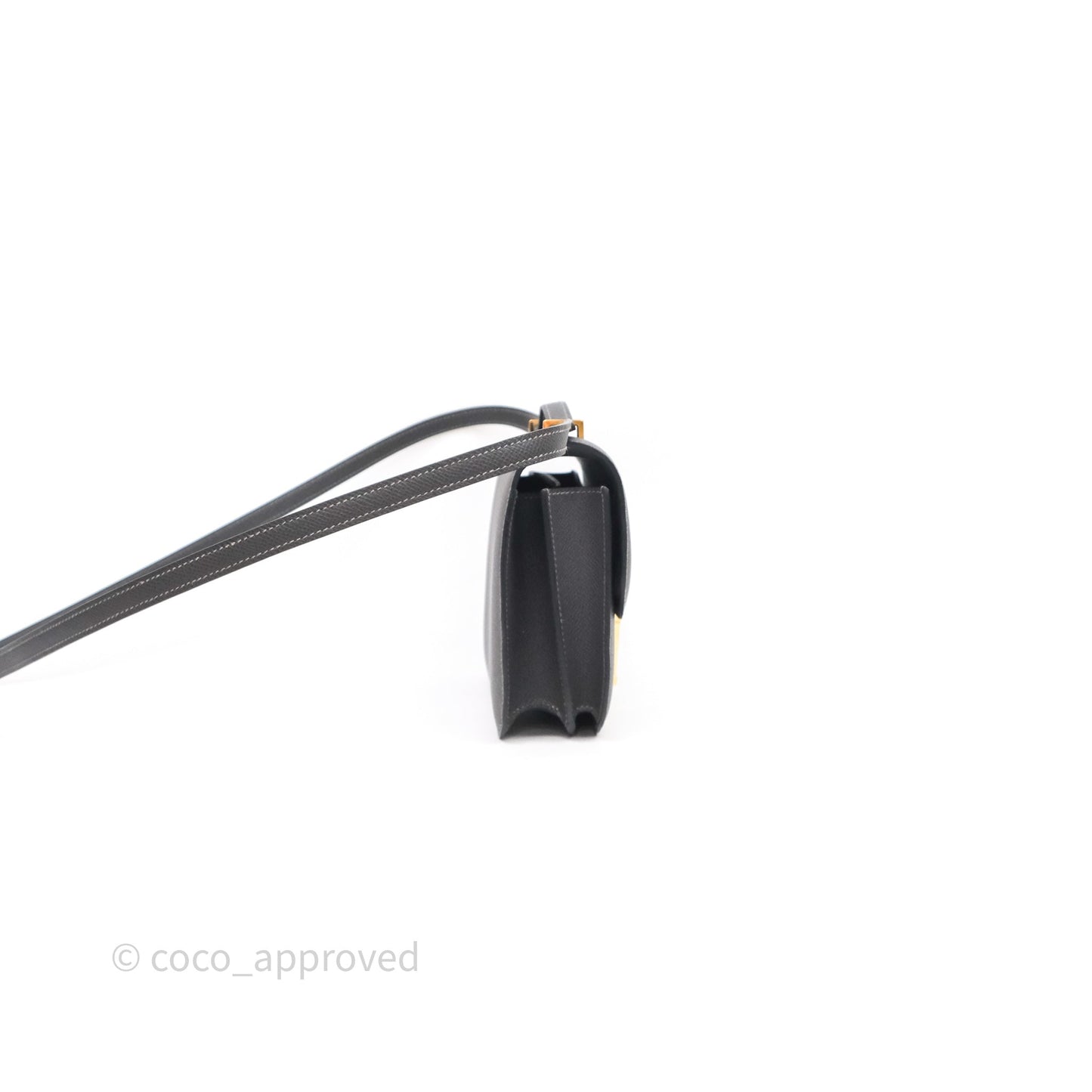 Hermès Constance Mini 18cm Graphite 88 Epsom Gold Hardware