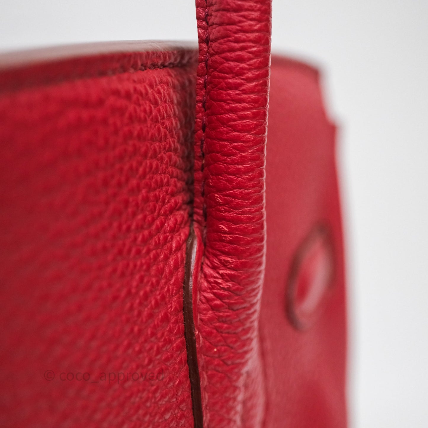 Hermès Birkin 30 Rouge Togo Palladium Hardware