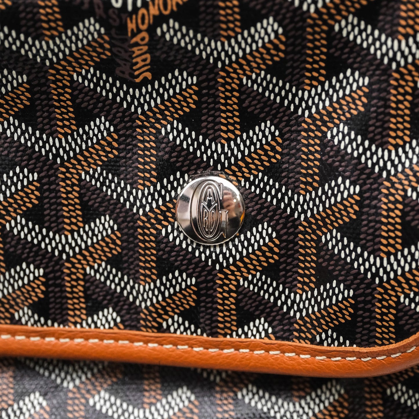 Goyard Saint Léger Backpack Black/ Tan