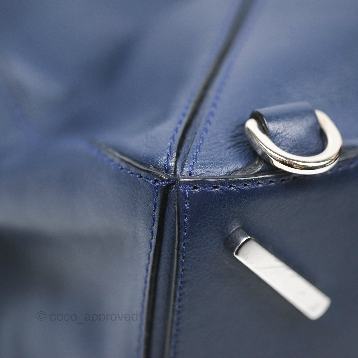Loewe Medium Puzzle Bag Navy Calfskin