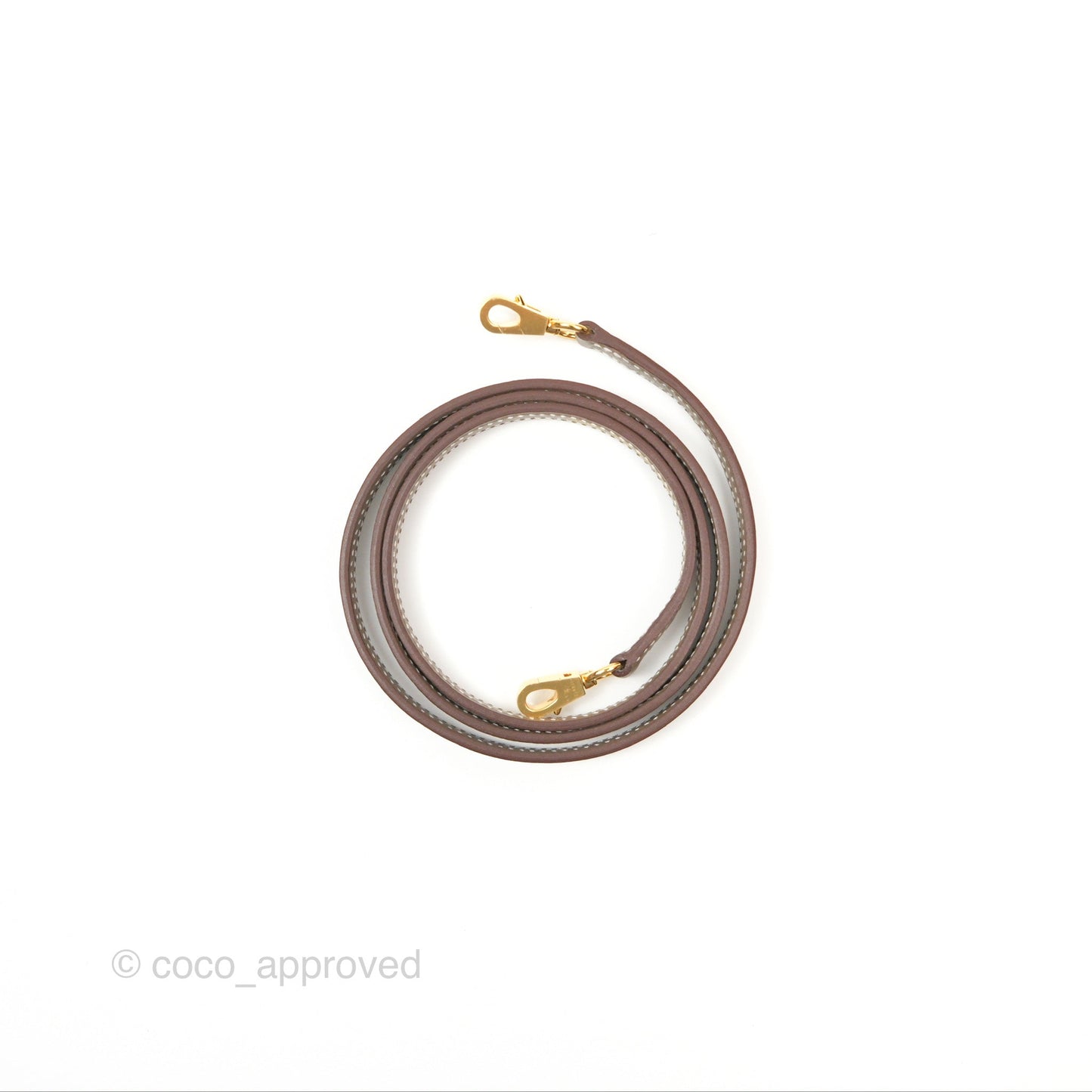 Hermès Mini Kelly II Etoupe Epsom Gold Hardware
