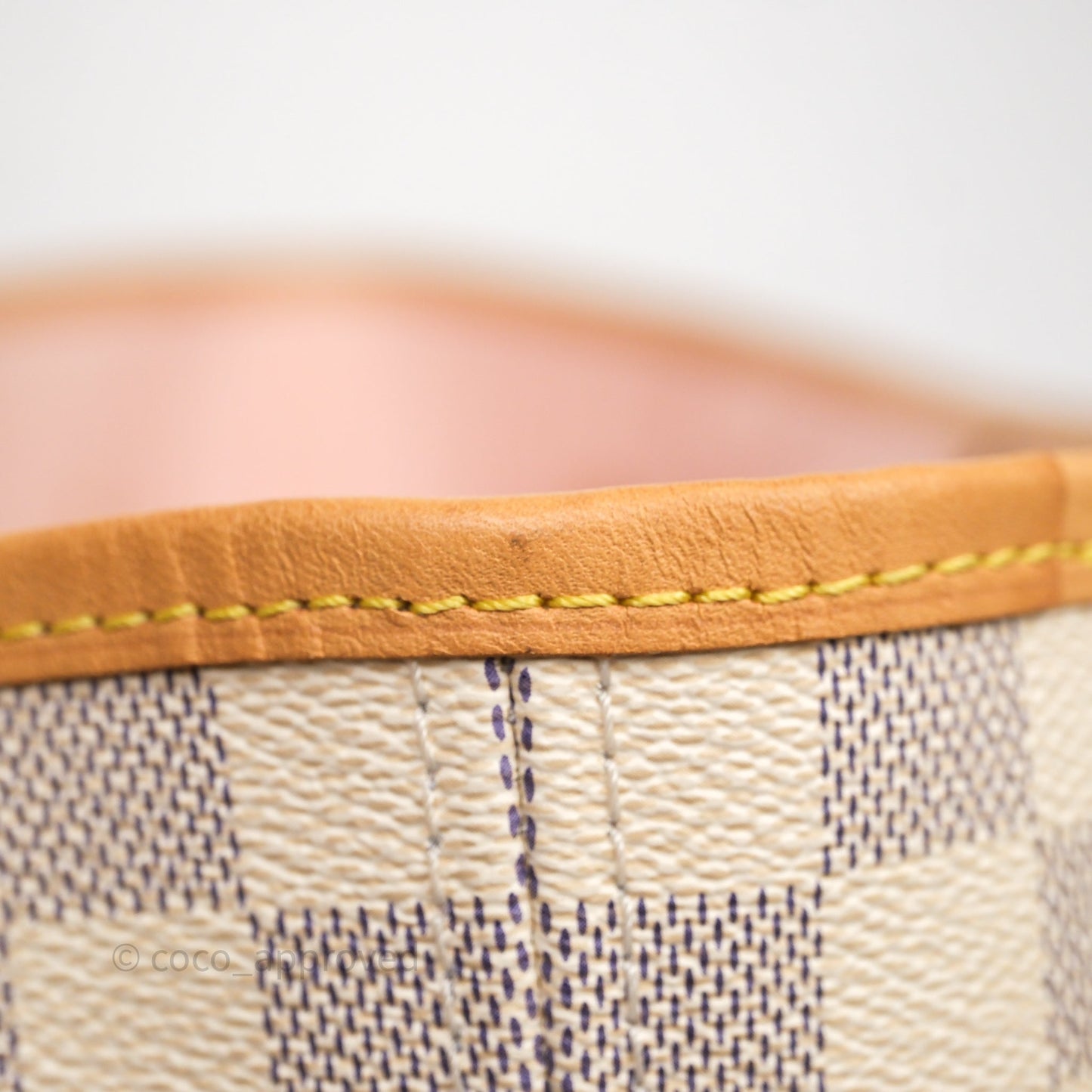 Louis Vuitton Neverfull MM Damier Azur Canvas Tote Bag