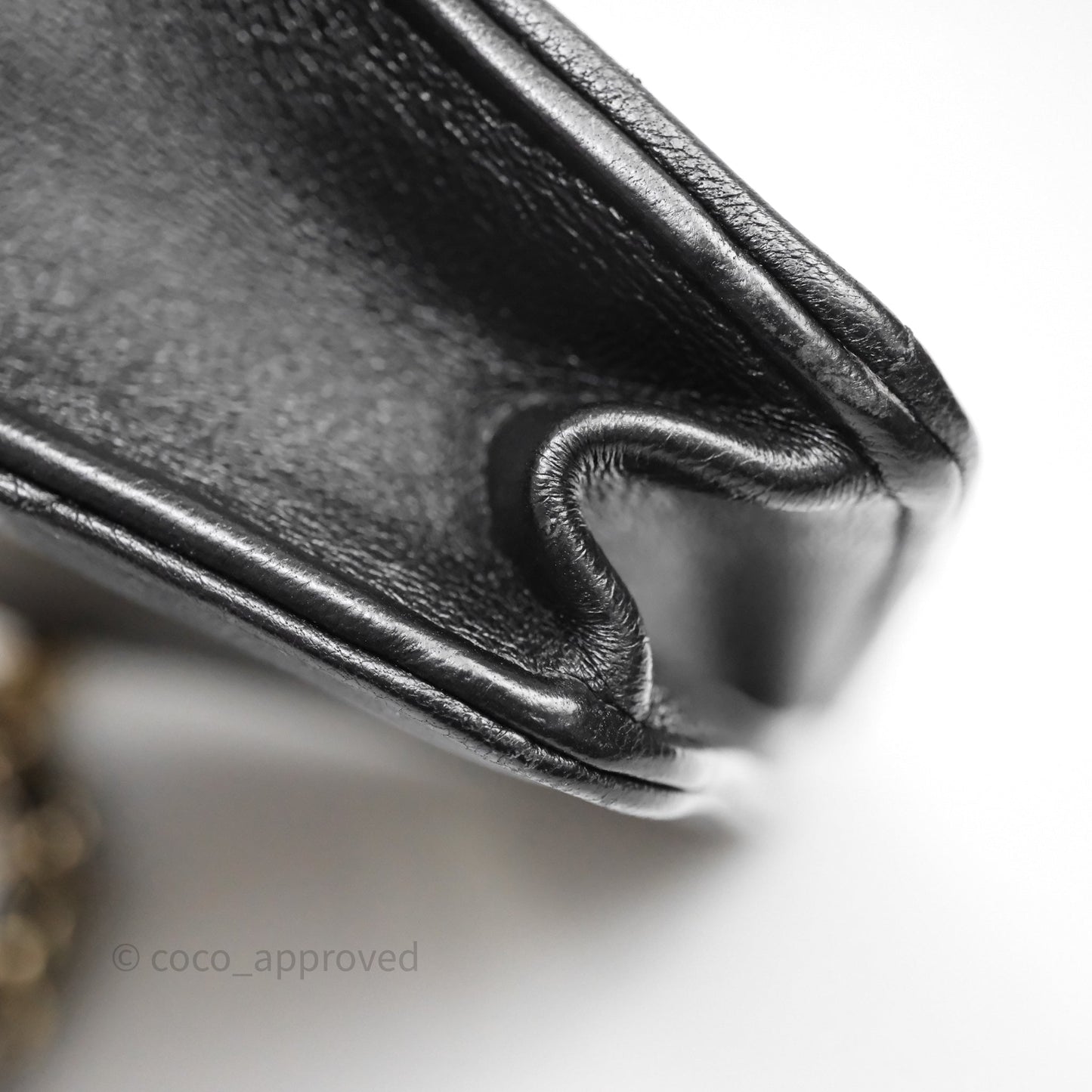Chanel 19 Wallet on Chain WOC Black Mixed Hardware