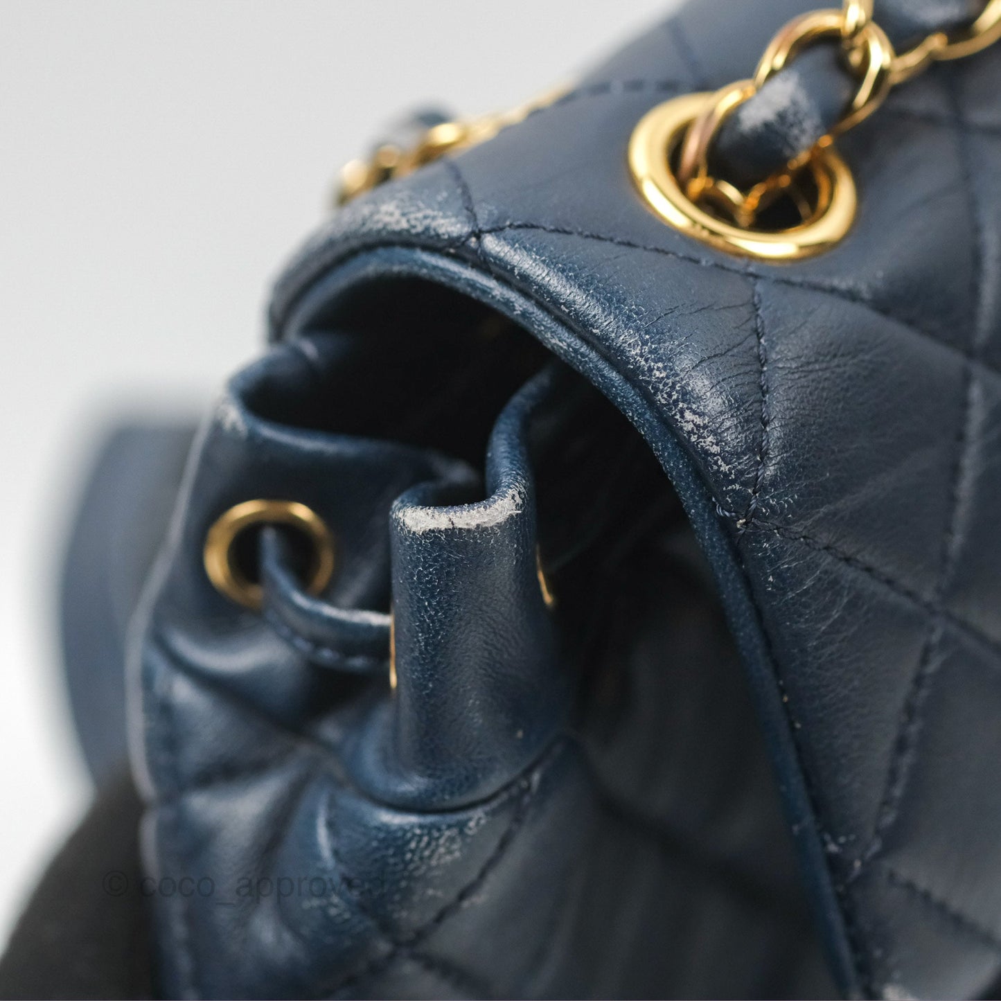 Chanel Mini Navy Calfskin Urban Spirit Backpack ⁣⁣⁣⁣⁣⁣⁣⁣⁣⁣⁣⁣⁣⁣Gold Hardware