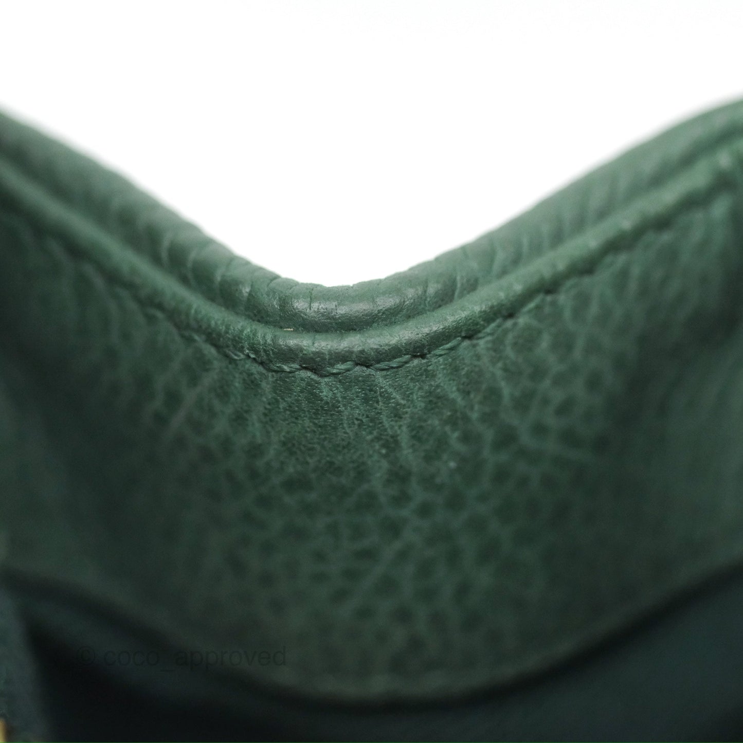 Chanel Globe Trotter Flap Bag Dark Green Caviar Aged Gold Hardware