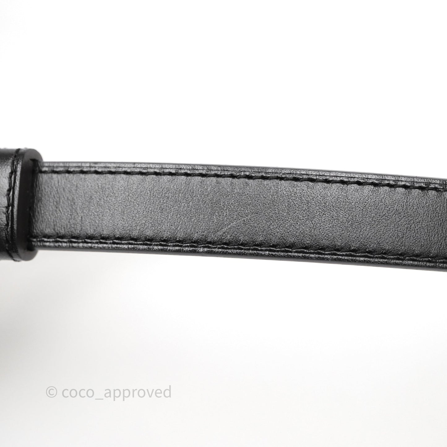Hermès Kelly Buckle Belt Black Noir 89 Box Leather Gold Hardware