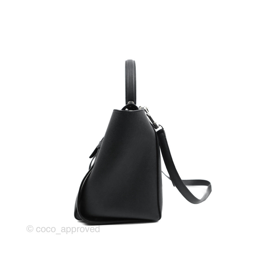 Celine Mini Belt Bag Dark Navy Grained Calfskin Silver Hardware