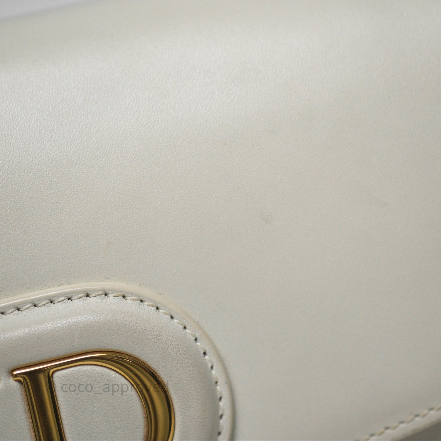 Christian Dior Bobby East-West Bag Calfskin White