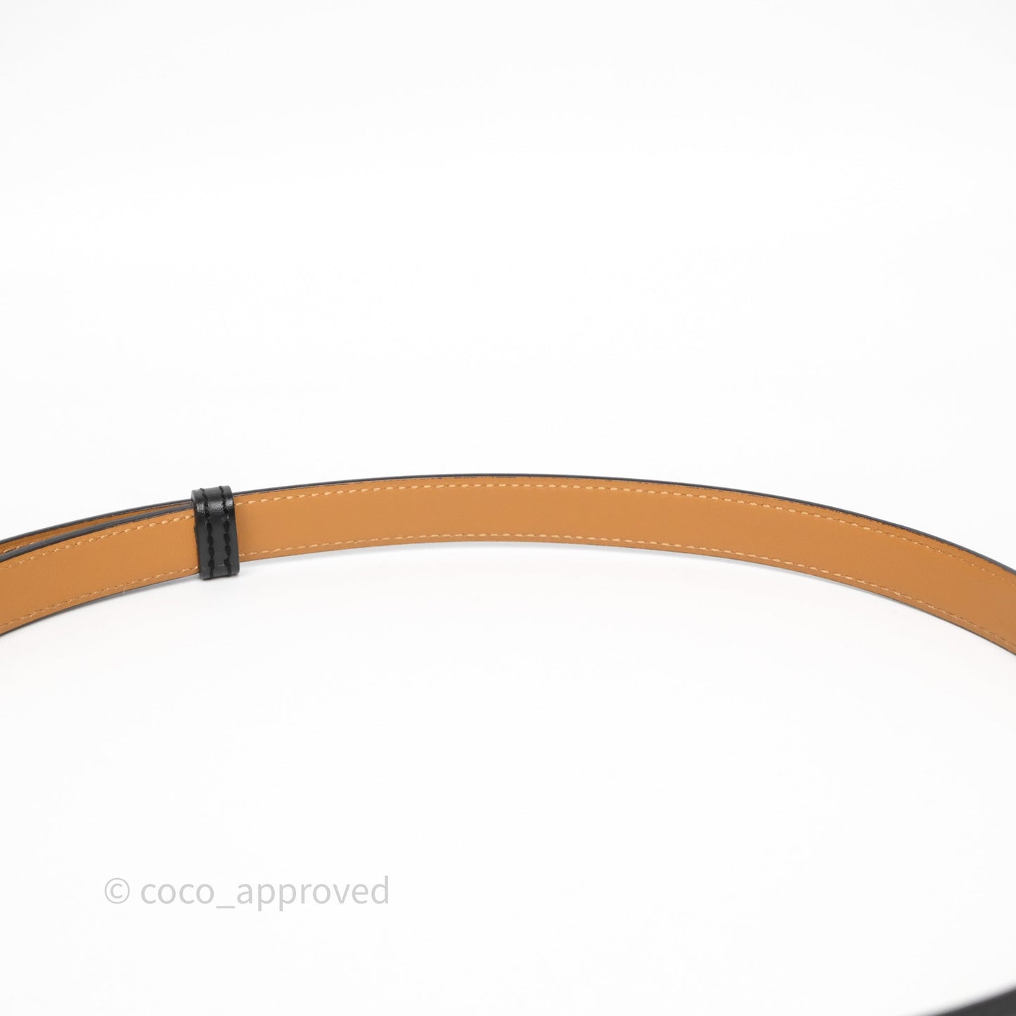 Hermès Kelly Buckle Belt Black Noir 89 Box Leather Gold Hardware
