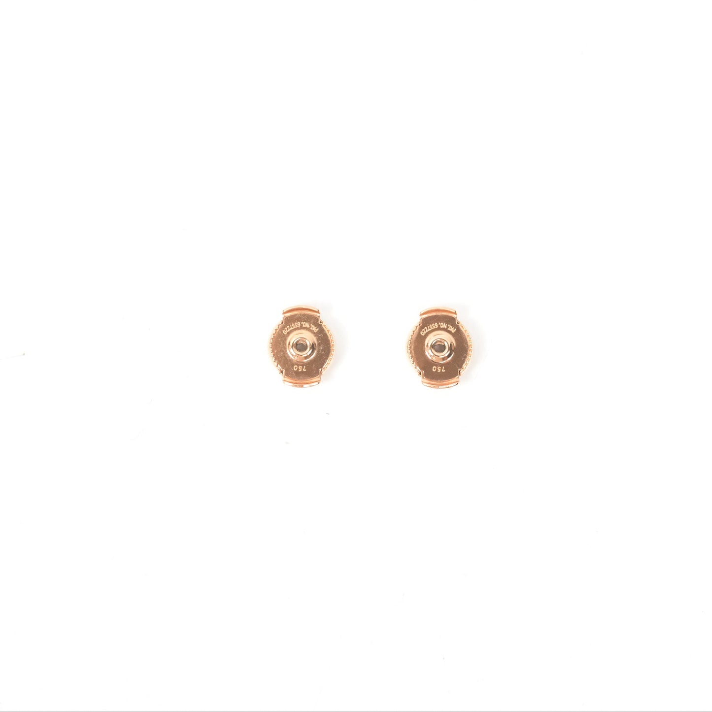 Hermès Loop Earrings Small Model Rose Gold