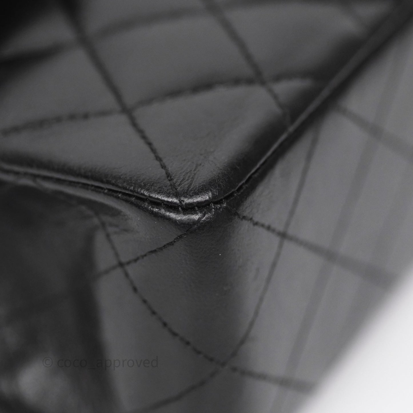 Chanel Small Classic Flap Quilted Black Lambskin Gold Hardware