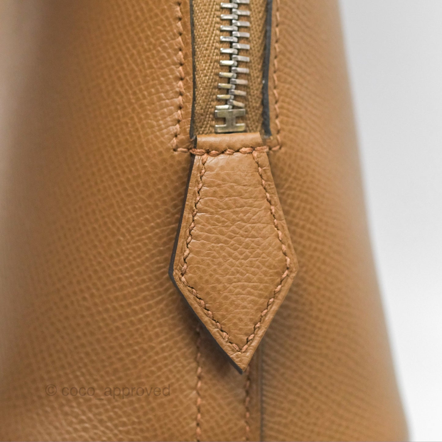Hermès Bolide 1923 25 Alezan Epsom Palladium Hardware