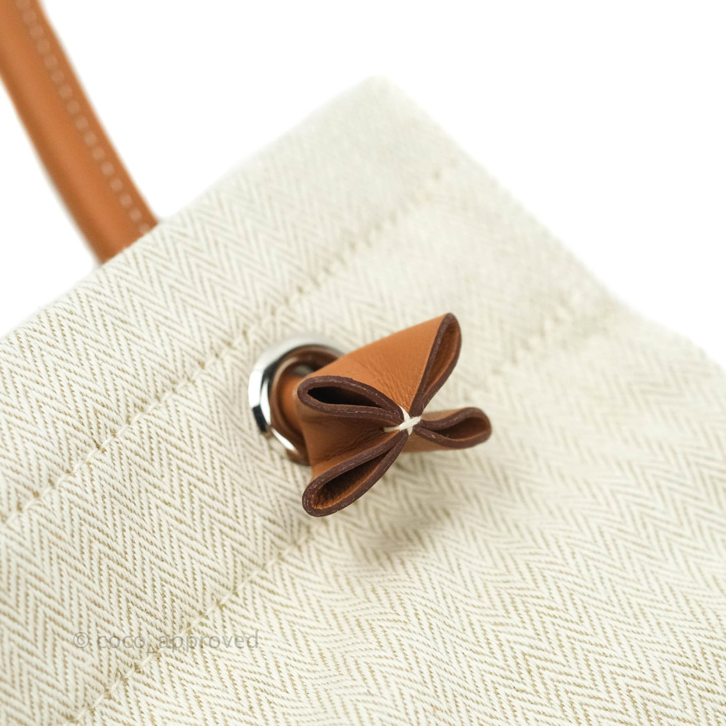 Hermès Aline Canvas Tote Bag