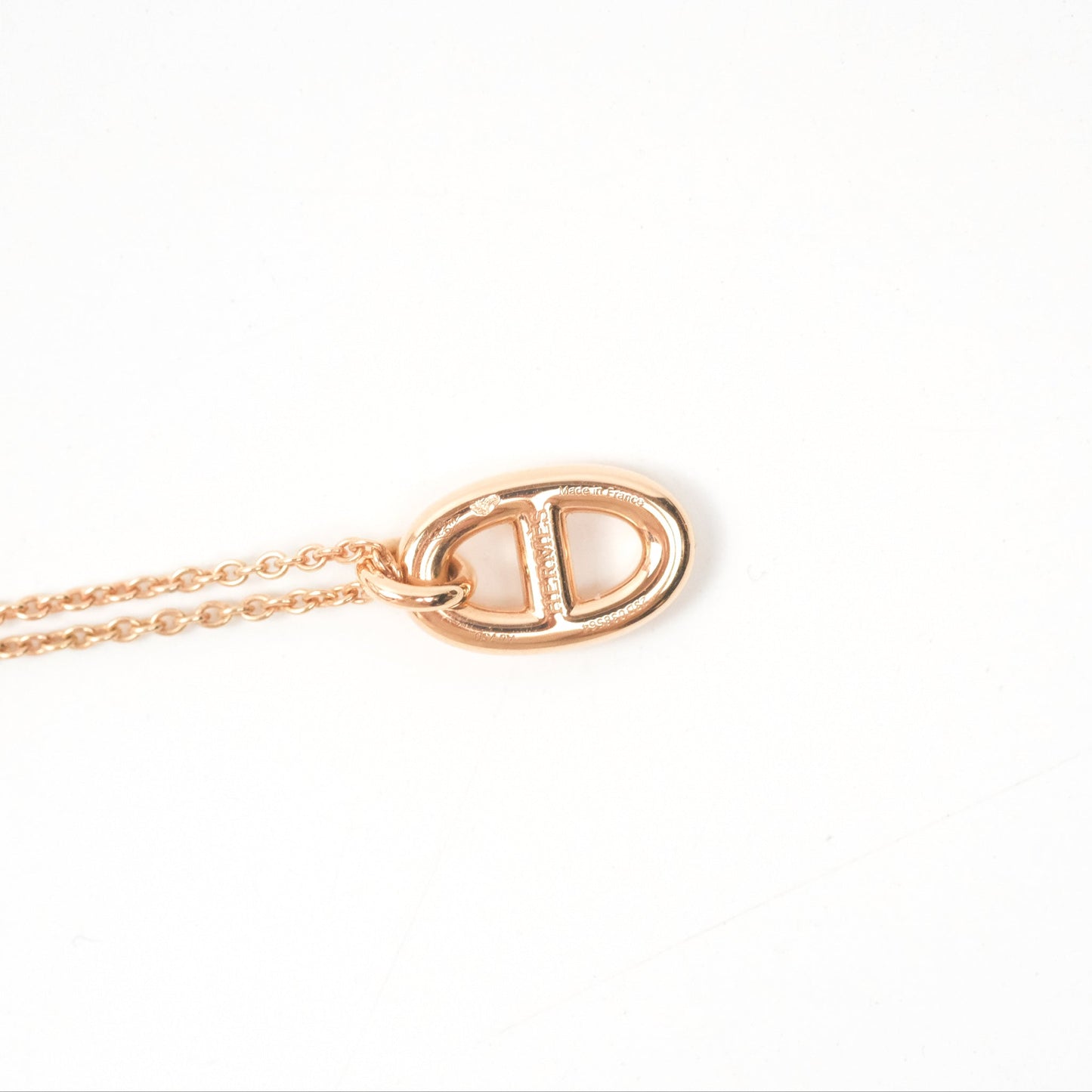 Hermès Farandole Pendant Necklace Small Model Rose Gold