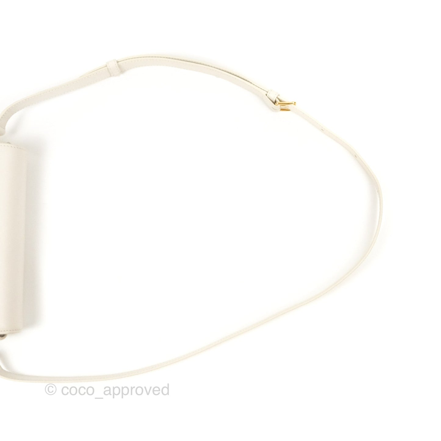 Celine Teen Triomphe Bag Shiny Calfskin White