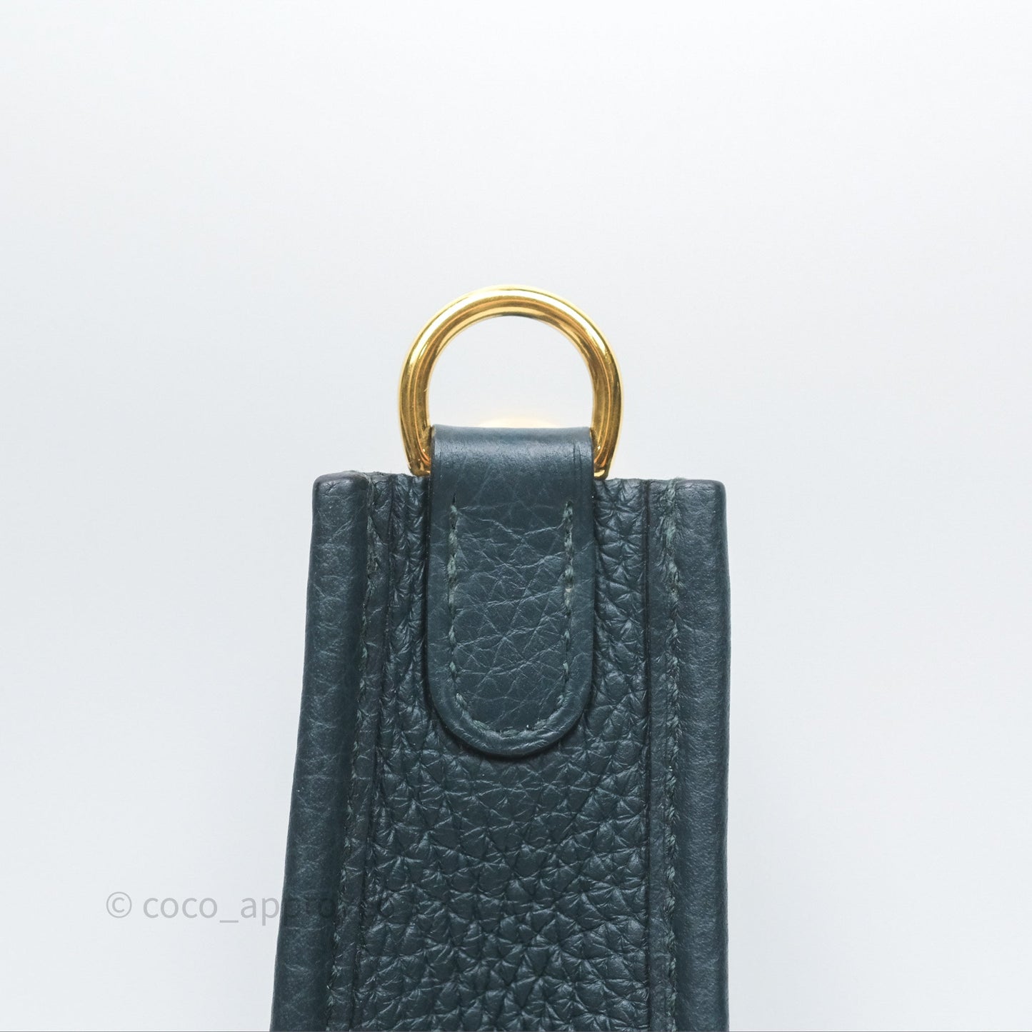 Hermès Mini Evelyne 16 Vert Cypres 6O Clemence Gold Hardware