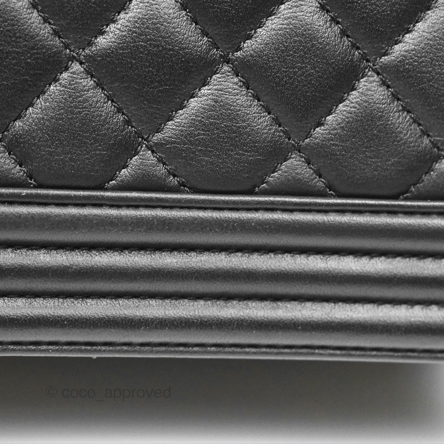 Chanel Small Boy Black Calfskin Gold Hardware