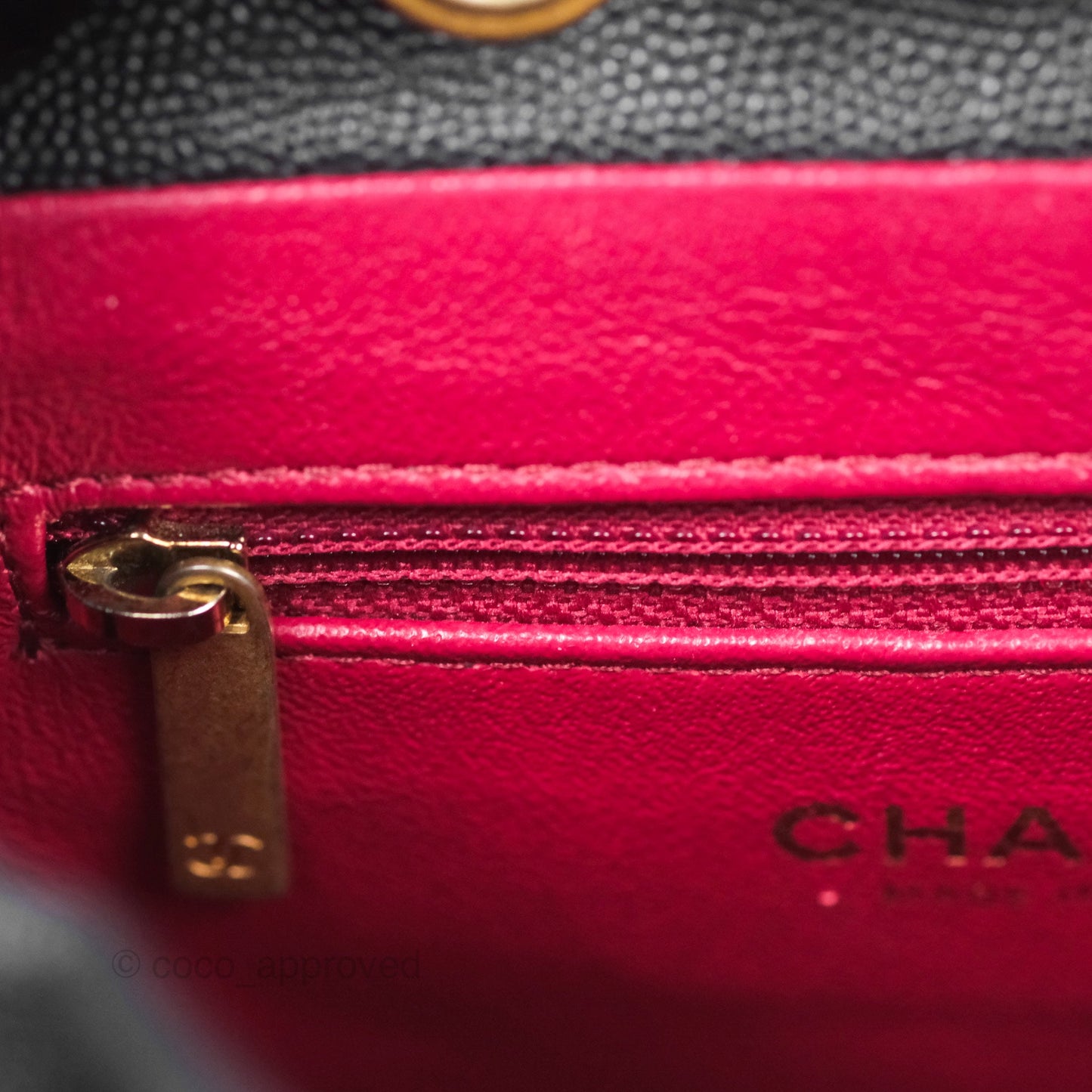 Chanel Small Quilted Filigree Backpack Black Caviar Aged Gold Hardware