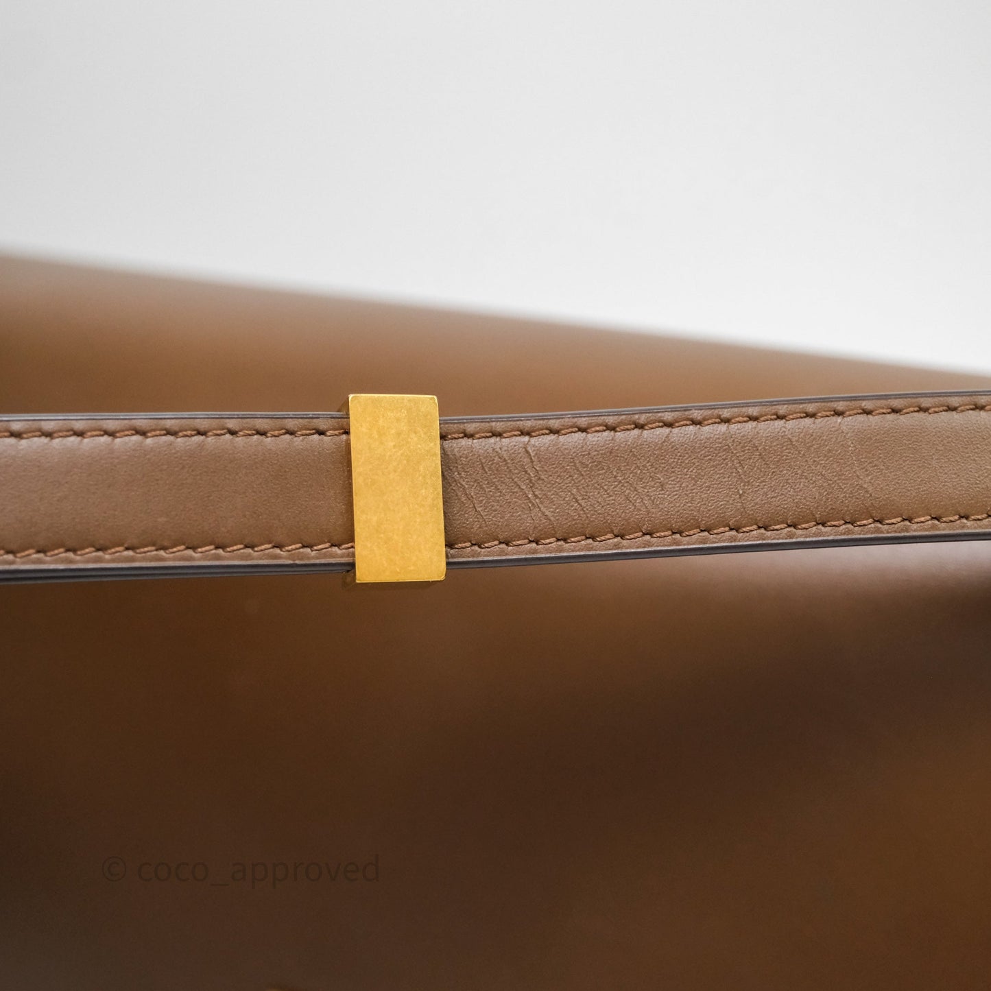 Celine Medium Classic Box Flap Caramel Calfskin