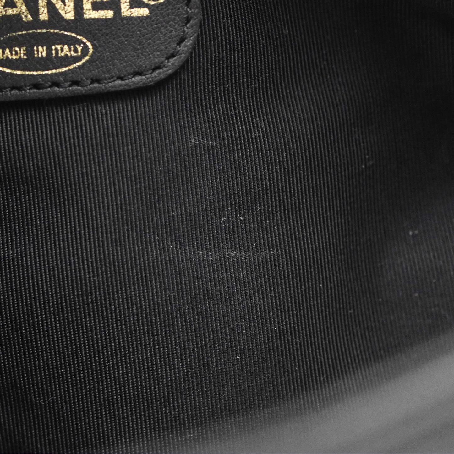 Chanel Vintage CC Tote Bag Black Caviar