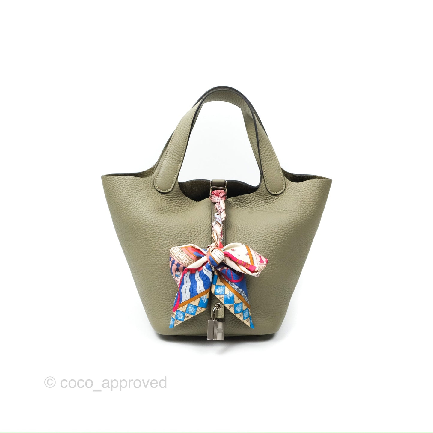 Hermès Picotin 18 Lock Sauge Palladium Hardware