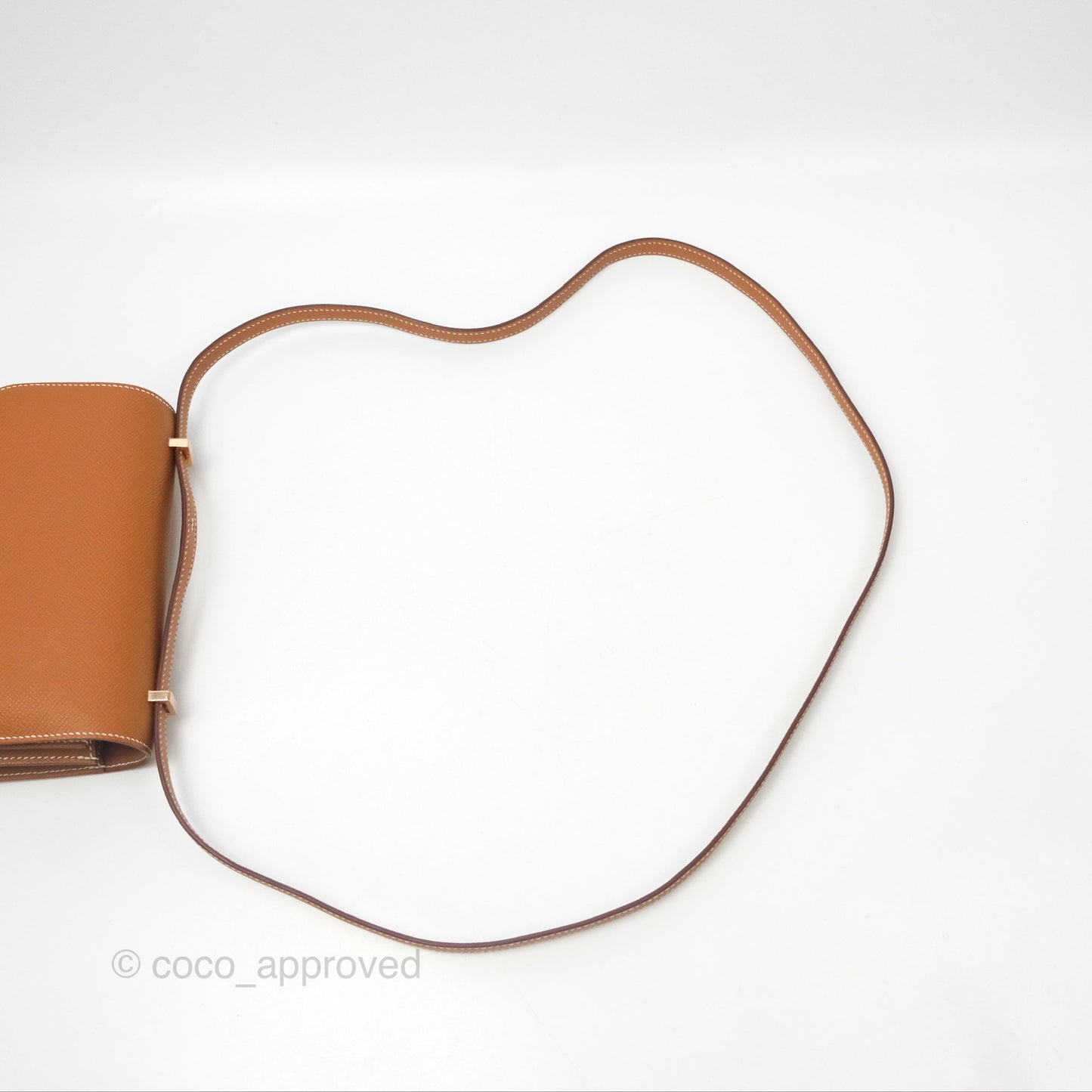Hermès Constance Mini 18 with Mirror Gold Epsom Rose Gold Hardware