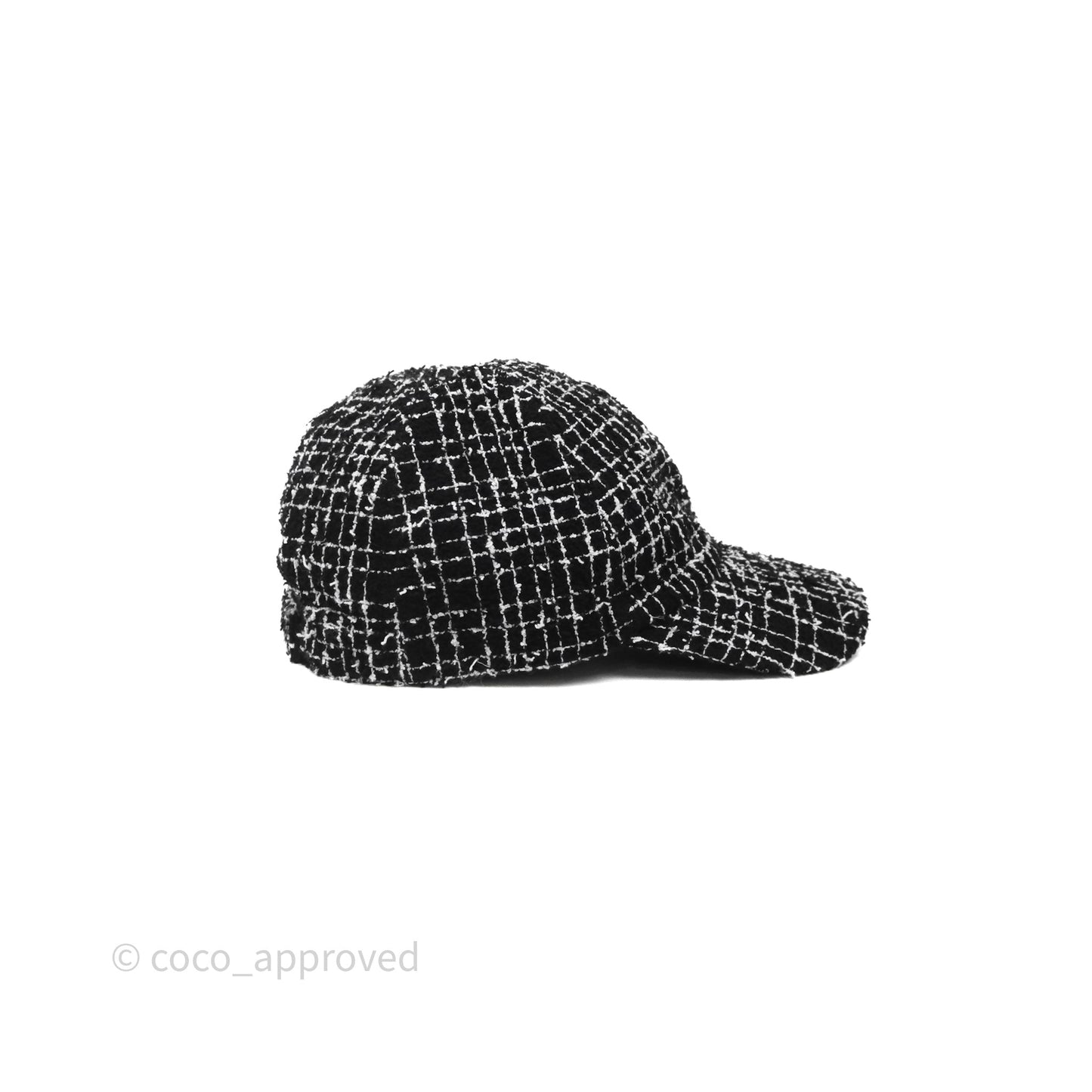 Chanel CC Tweed Cap Black/White