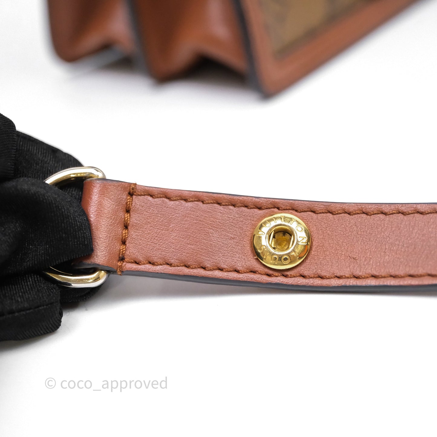 Louis Vuitton Mini Dauphine Monogram Tan Calfskin