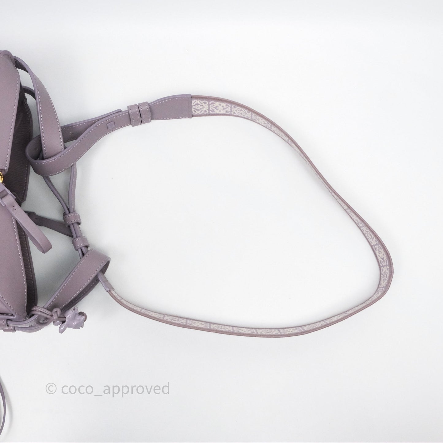 Loewe Small Hammock Shoulder Bag Calfskin Purple