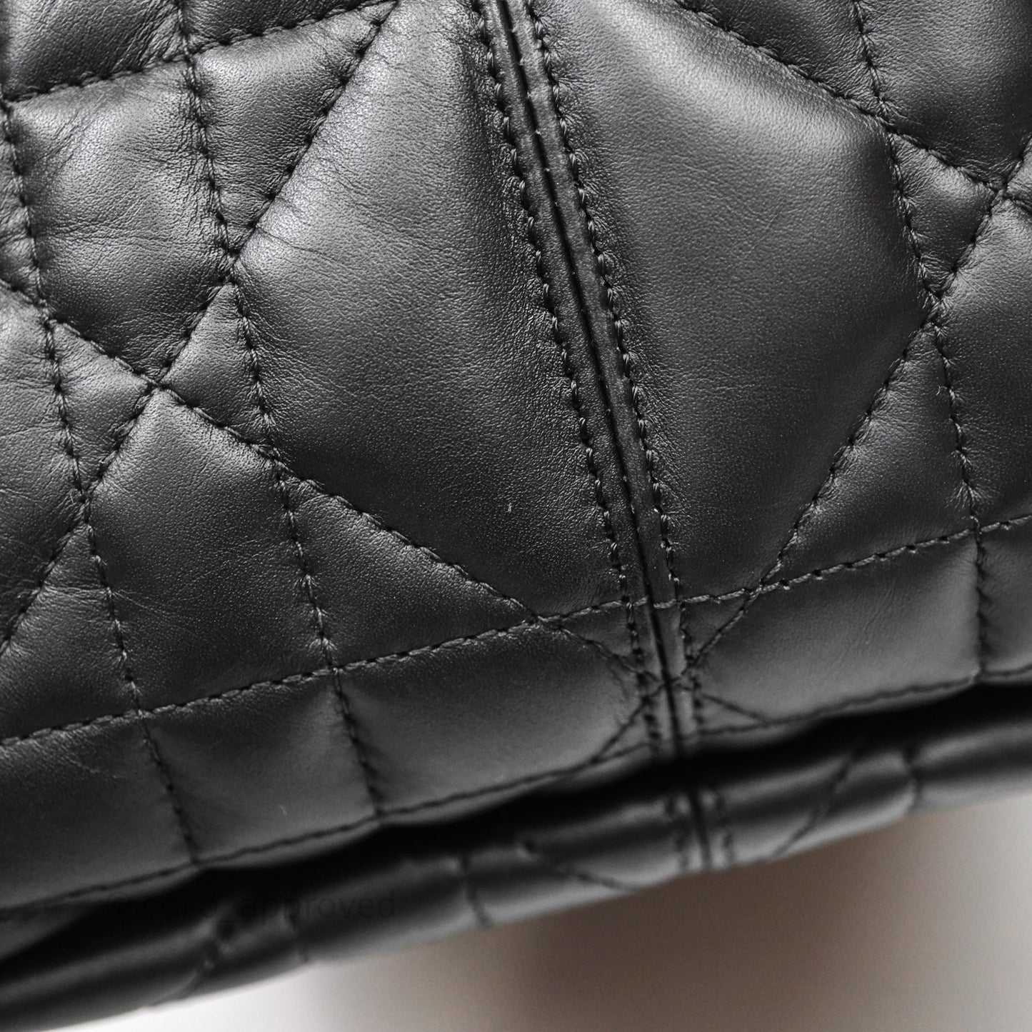 Christian Dior Medium Dior Toujours Bag Black Macrocannage Calfskin
