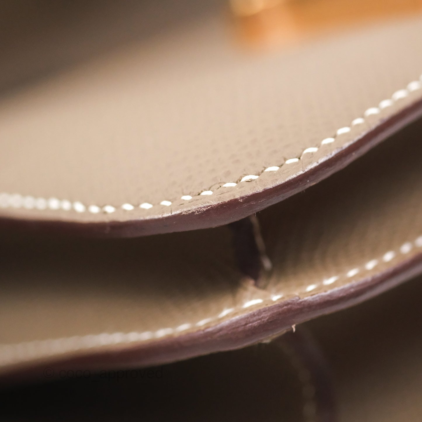 Hermès Constance Mini 18cm Mirror Etoupe 18 Epsom Rose Gold Hardware