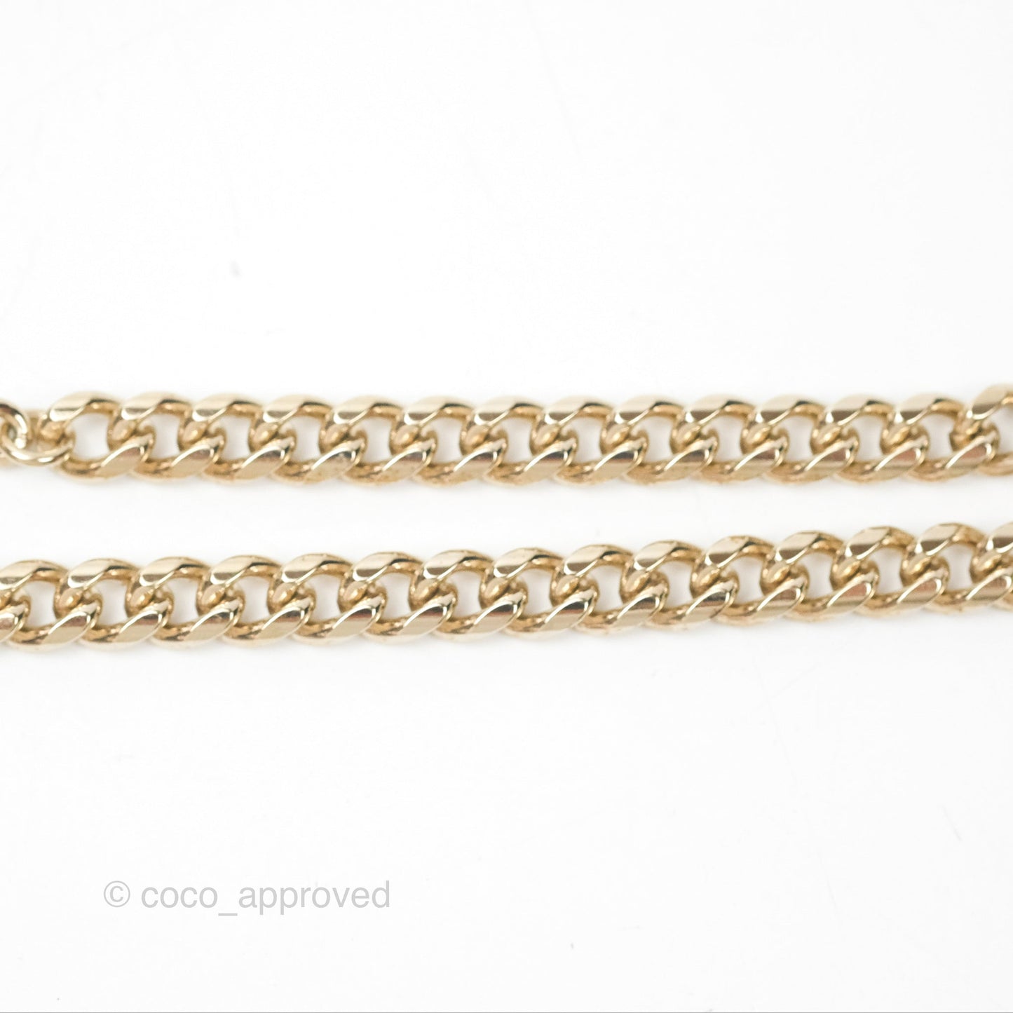 Chanel No5 Perfume Bottle Crystal Pearl Chain Choker Necklace Gold Tone 22S