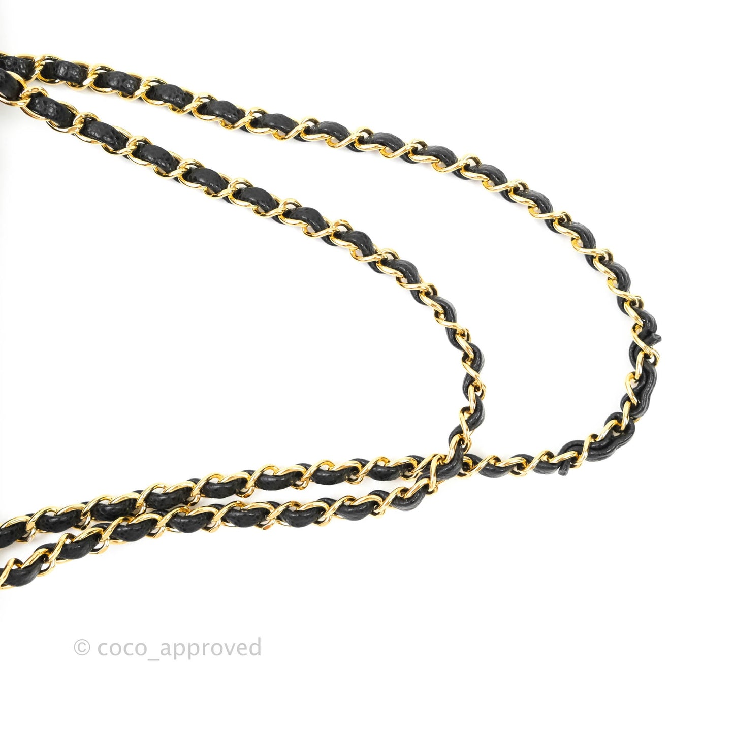 Chanel Quilted M/L Medium Double Flap Black Caviar Gold Hardware