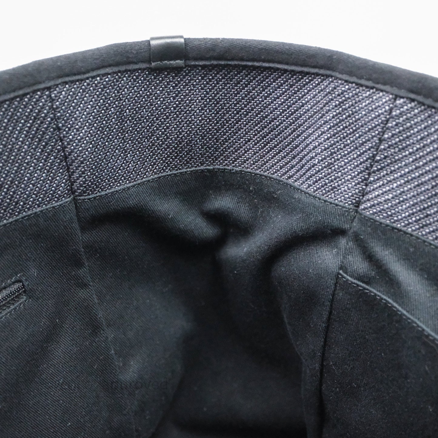 Chanel Medium Deauville Navy Canvas Gold Hardware